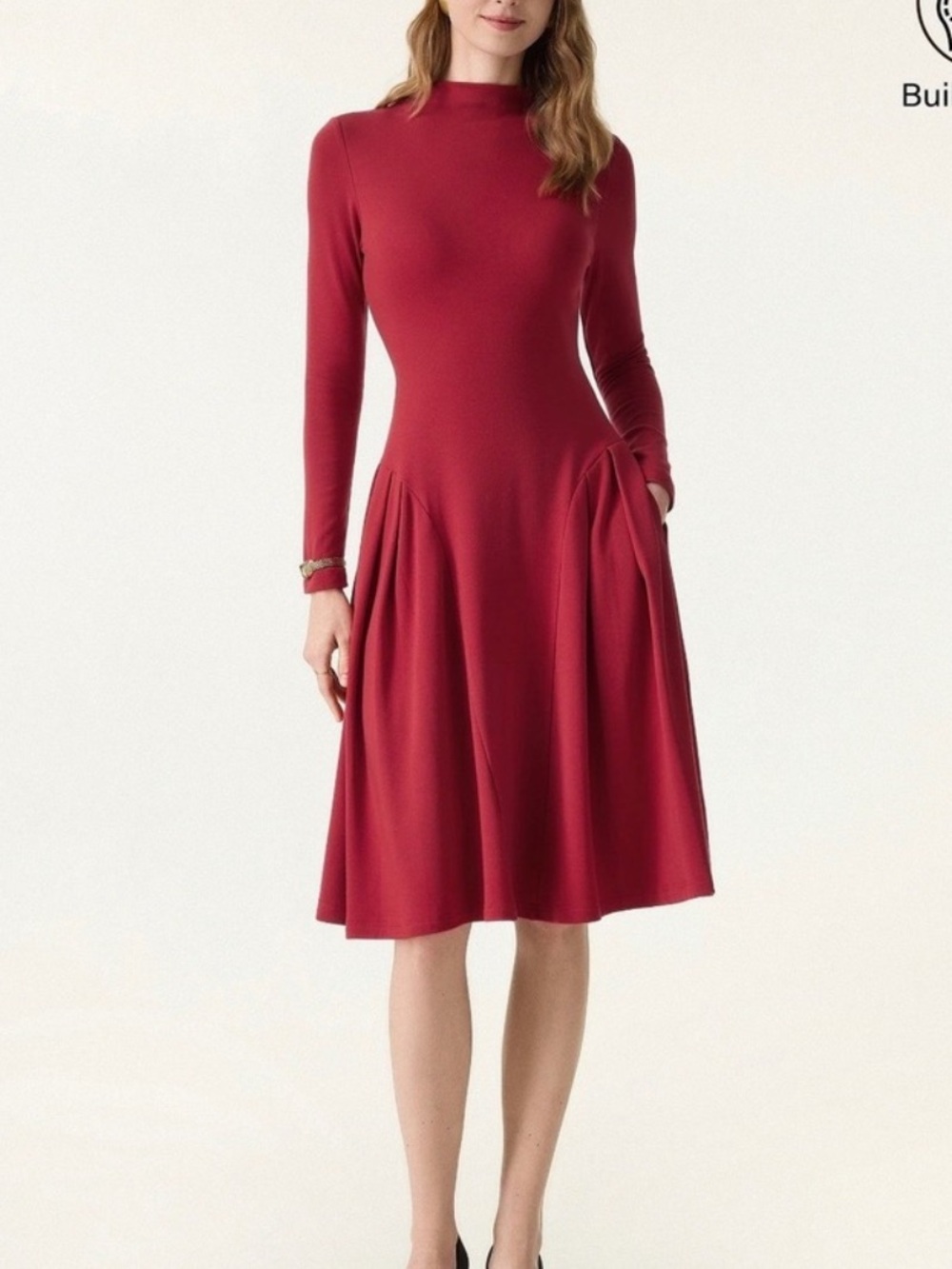 New OGL MaxWarm Mockneck Knee Length Dress
